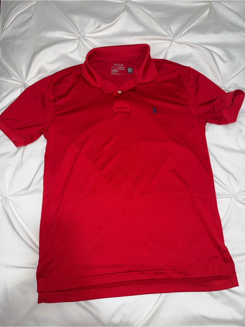Polo by Ralph Lauren Red  Dri-fit Short-Sleeve Classic Polo Shirt